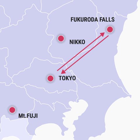 1-night, 2-day Fukuroda Falls Plan