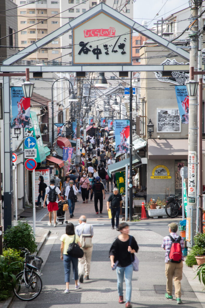 Access to Yanaka Ginza
