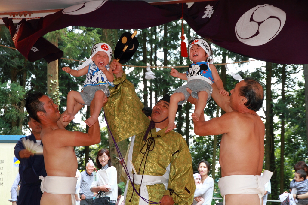 Mock Sumo Festival of Ikiko Shrine