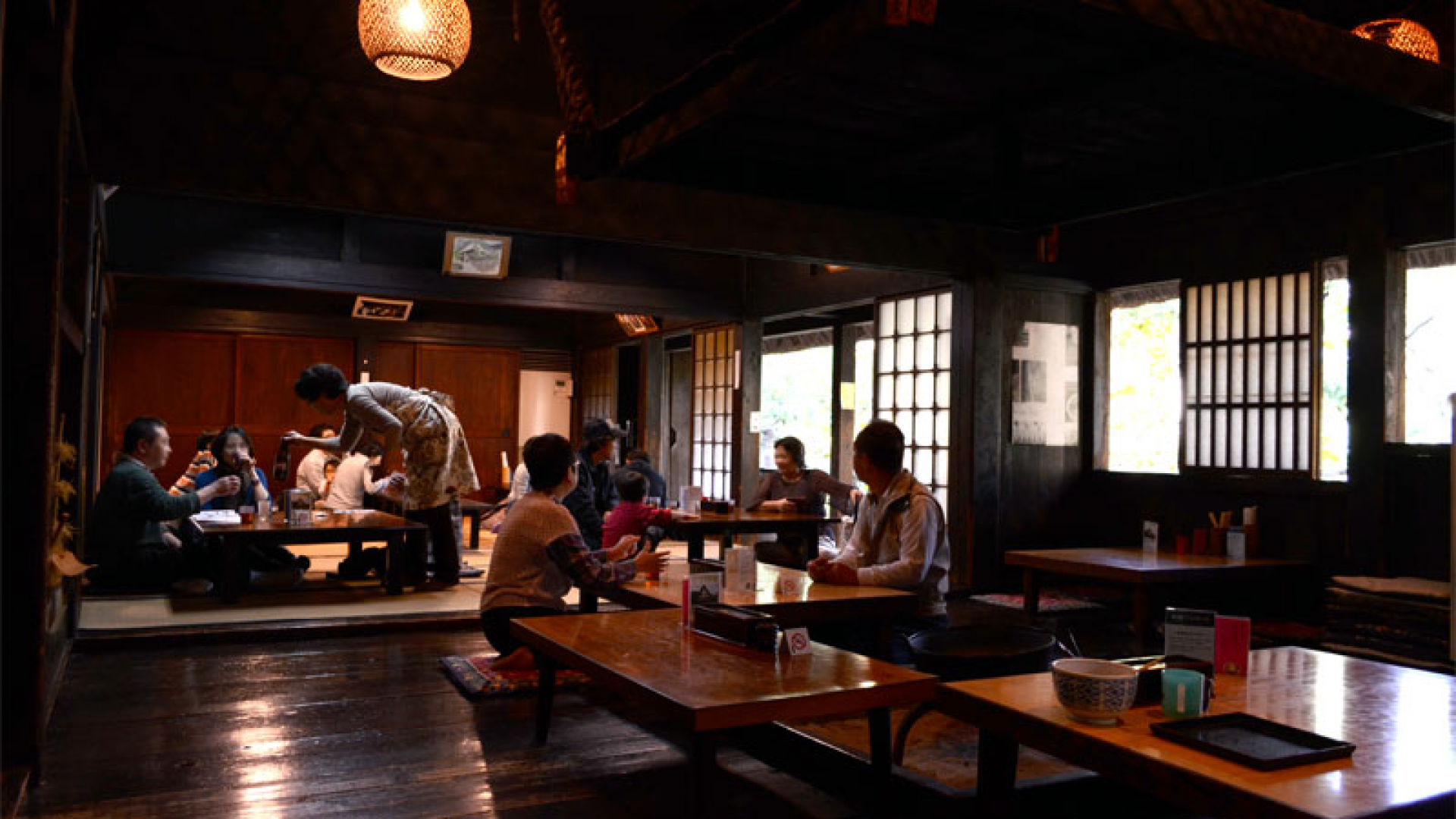 Soba Noodle Restaurant “Shirakawa-go” (inside Nihon Minka-en)