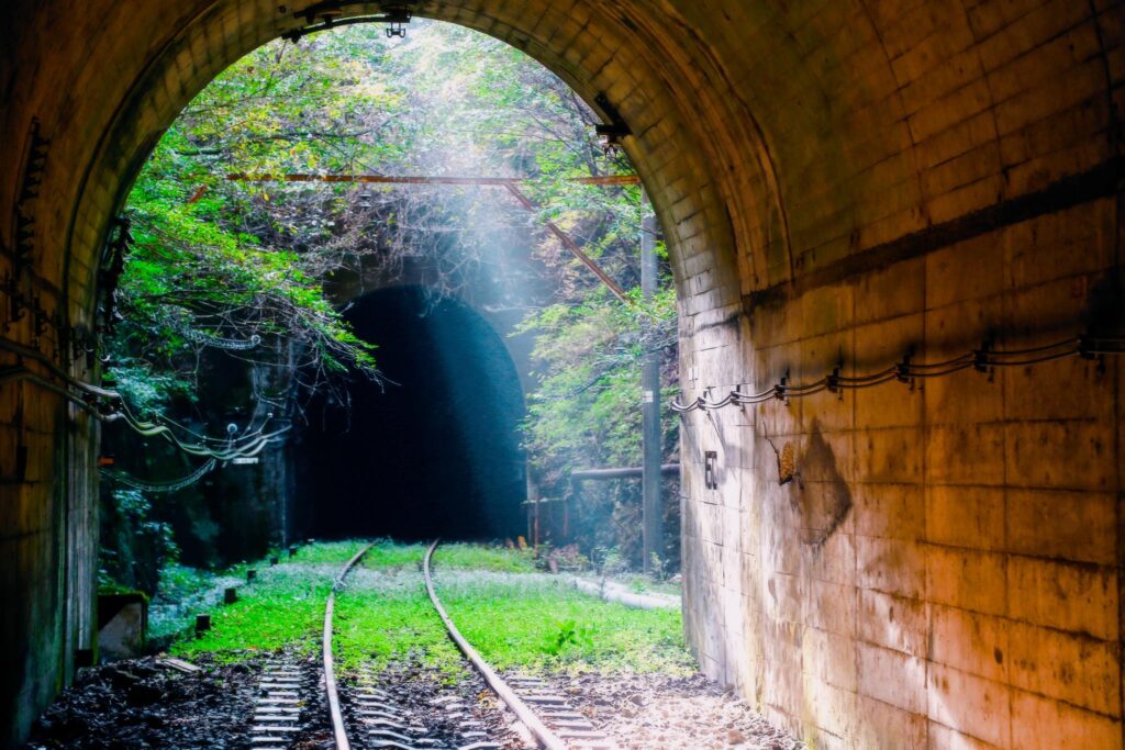Take a photogenic tour through tunnels on the Abt Road