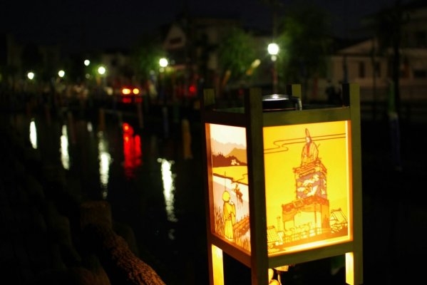 Uzuma River Andon (Lantern) Festival