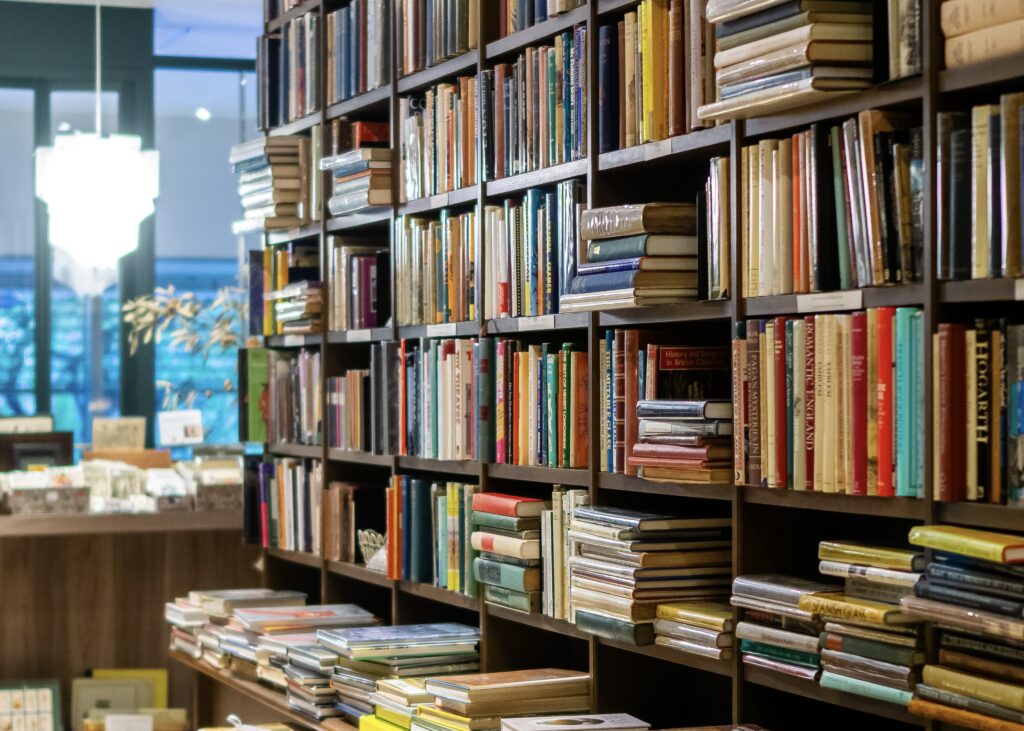 A second-floor haven for serious browsing