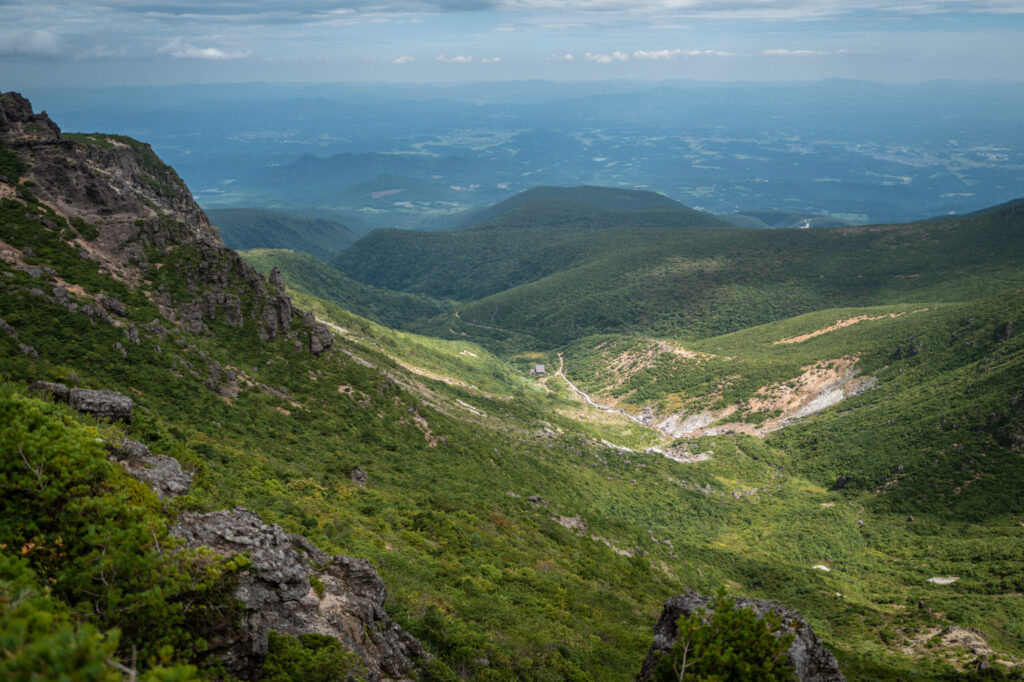 Access to the Adatara Azuma Nature Center