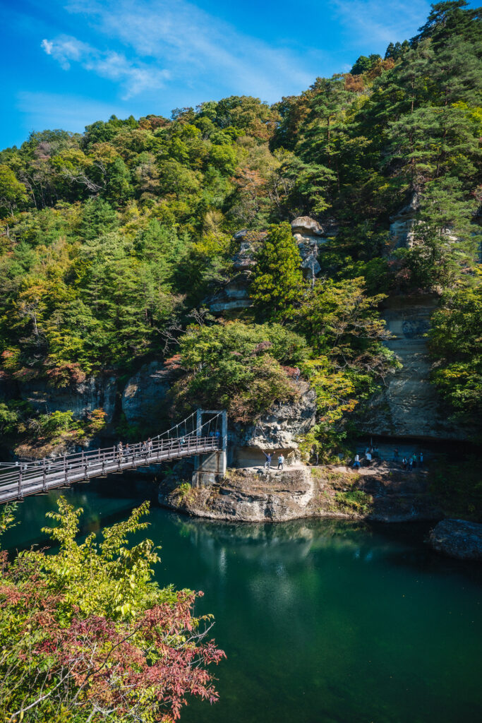 Looming over the luscious landscape like stone guardians, these fabulous rock formations change color along with the seasons.