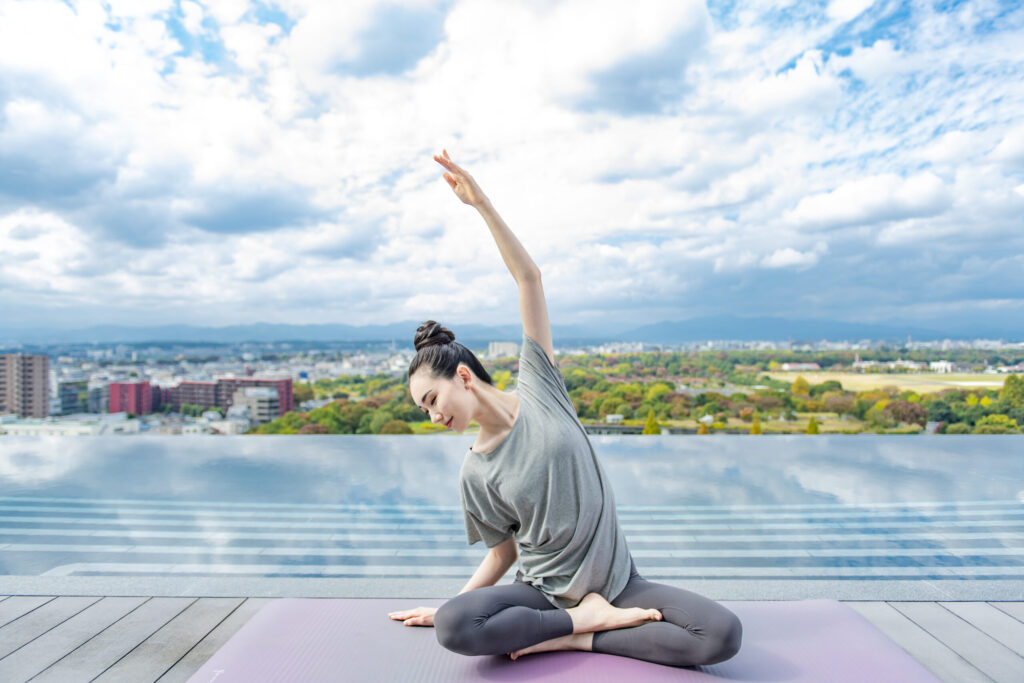 A hotel promoting wellness and comfort